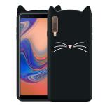 Lejaao Samsug Galaxy A7 2018 Black Silicone Mobile Back Cover