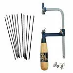 JOHNSON TOOLS Adjustable Coping Hand Saw with Blades
