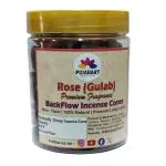 Pujahaat Scented Back Flow Smoke Cones / Dhoop for Smoke Fountains - Rose (Gulab) Fragrance - 200 Gms