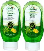 Globus Aloe Vera And Neem Tulsi All Skin Type Face Wash (Pack Of 2 100 Ml)