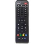 EHOP Compatible Remote For Den HD Set Top Box Ccn (Black) With Learning Mode