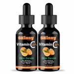 SKINNYSWEET 20% Vitamin c face serum helps to form a protective barrier and improve skin’s suppleness skin damge repair 60ML ( pack of 2 )