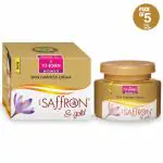 VI-JOHN Saffron Gold Skin Fairness Cream with Vitamin E ,Mulberry and Saffron Extracts protection from UV Radiations 50g Each (Pack of 5)