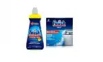 Finish Rinse Aid Shine Plus Dry Lemon 400Ml & Finish Dishwasher Salt 2 Kg Combo