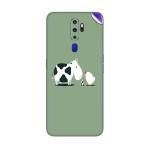 GADGETSWRAP Printed Vinyl Skin Sticker for Oppo A9 2020- funny cow egg