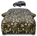 Auto Hub Hyundai i20 Active Car Cover with Mirror Pocket and Soft Cotton Lining,Waterproof Hyundai i20 Active Car Body Cover, Army Print