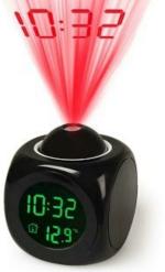 Delicate Designs Analog-Digital Black Clock (CLK01)