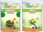 Erbzenerg FMCG Combo Moringa Powder and Amla Powder Vitamin C 100 g Pack of 2