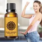 Qlerix Plant aroma Fat Loss Oil, Belly Natural Drainage Ginger Oil Essential Relax Massage Oil (Ginger Oil) (30ML)