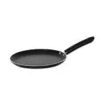 Bergner Essential Plus 5 Layer Marble Non Stick Dosa Tawa , 25 cm, Induction Base, Black
