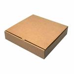 MM WILL CARE - WE WILL CARE YOUR PRODUCTS Brown Corrugated Pizza Box 10x10x1.5 inch 25