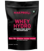 NAKPRO Unflavoured Flavour Hydro Whey Protein Hydrolyzed Supplement Powder 1 kg