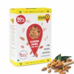 KISAANSAY Kashmiri Mamra Almonds 500gm | High Oil Content | Vaccum-Packed At Source | Unpolished Badaam Giri | 100% Natural Crunchy Nuts & Dryfruits | Fresh As Just Harvested