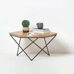 CnC Furnish Solid Wood Coffee Table (Finish Color - Natural)