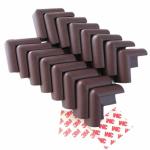 TONY STARK Corner Edge Protector, Table Desk Corner Edge protector,kids safety corner cushion bumper guard protector (24 Pieces, Brown)