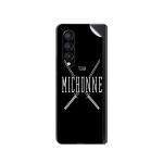 GADGETSWRAP Printed Vinyl Skin Sticker for Samsung Galaxy Z Fold 3 - The Walking Dead Team Michonne