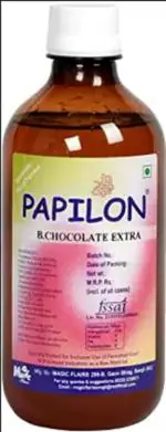 Papilon Concentrated Chocoltae Flavour 500ml Chocolate Liquid Food Essence (500 ml)