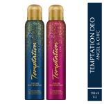 Envy Temptation Angel and Chic Perfume Body Deodorant for Women, Combo Pack (150 ml x 2)