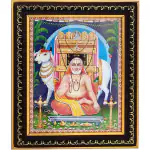 pujaNpujari Raghavendra Swamy Photo Frame for Wall Hanging and Pooja Room Religious Frame