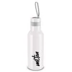 Milton New Smarty 600 White Thermosteel Water Bottle,490 ml