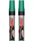 SONI OFFICE MATE Jumbo Permanent Marker (Set of 2, Green)