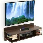 WOODENCAFE Group Wooden Set Top Box Stand for LED, LCD, WiFi, Speaker Stand with 2 Shelves