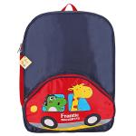 Premium Quality Soft Kids School Bag for Picnic(PU Red Car)