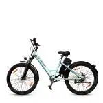 Motovolt KIVO Easy Bicycle | KIVO Easy Standard Normal Range | Range up to 45 Kms in Pedal Assist Mode | Electric Bicycle (Aqua)