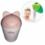 Safe-o-kid Hair Washing Mug, Baby Shampoo Cup, Baby Shower, Baby Bath Rainer, Pink Pack of 1