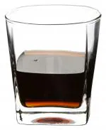 SAAIKEE Square Whiskey Scotch Glass Set of 6 (290 ML)