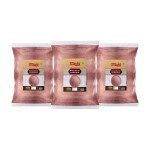 Okhli Musal Brand Kala Loon Powder Black Salt Powder / Kala Namak An Essential and Flavorful Salt for Your Cooking Needs / Sulemani Kala Namak Powder Rich in Minerals, Vitamins | Sanchal Loon-100GM*3Pack