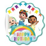 Festiko Cartoon Character Theme Happy Birthday Stickers (36 Pcs), Theme Birthday Supplies, Return Gifts For Kids, Gift Accessories, Party Items, Cartoon Character Theme Stationary Supplies
