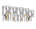 EBun See Through Stainless Steel Container (Set of 9)
