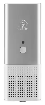 O2Cure REME-LED Air Purifier with Active Air Purification Technology neutralizes all type of allergens including coronavirus for Home & Car, Silver