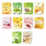Glowious Orange Peel, Neem Leaf, Rose Petal, Multani Mitti, Kasturi Turmeric, Lemon Peel, Amla, Hibiscus, Ubtan And Brahmi Powder For Adult Pack Of 10, Per Pack 50 g