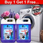 PISHARNATH Genteel detergent liquid blue10Liter for Front Load Machine With Natural & Organic Cleaning Agents, 5 Bio Enzymes Blend