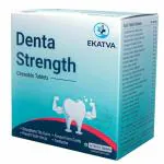 EKATVA Denta Strength Chewable Tablets for Toothache Relief, Cavity Prevention, and Decay Defense (5 Strips) (50 Tablet)