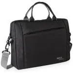Gizga Black Nylon Messenger Bag