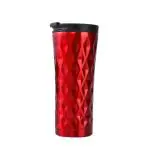 P-Plus International 500ml Stainless Steel Wine Tumblers, Insulated Wine Tumbler, Double Wall Insulated Wine Glass (Red, Pack of 1)