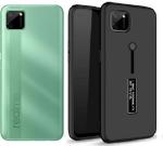 CarryWrap Back Cover for Realme C11 (Black, Cases with Holder, Pack of: 1)