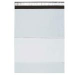 SE Online Security Economy White Plastic Courier Polybag with Sealking Tape, Non Pod 50 Micron (14 x 17 inch) pack of 100