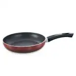 Prestige Omega Deluxe Aluminium Induction Base Non-Stick Fry Pan, 24 cm (1.7 L) (Red)