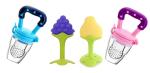 Manan Shopee Kids Multicolor Silicone Baby Fruit Nibbler Feeder