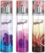 LAYERR Shot Wottagirl Deodorant Spray for Women 390 ml (Pack of 1 Mystic, 1 Secret Crush, 1 Vanilla Twist)