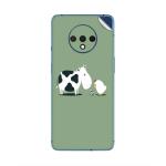 GADGETSWRAP Printed Vinyl Skin Sticker for Oneplus 7T - funny cow egg