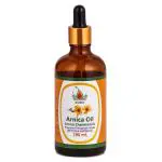 KUNJ Arnica oil (arnica montana) 100% Pure & Natural Undiluted Therapeutic Grade. Cold Pressed. For Reduces Hair Fall, Promotes Hair Growth & Strong Hair. 100ML