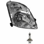 GO Headlight assembly for Maruti Swift t-2 (Right) with bulb&holder | SWIFT T-2 RS WITH HOL/BULB