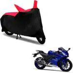 RONISH Two Wheeler Cover for Yamaha (R15, Black, Red)