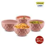 Urban Chef Prism Ceramic Bowl (4 Pc)
