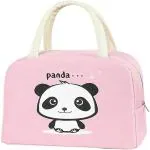 XEEKART Lunch Bag Portable Insulated Travel Tiffin Bag Thermal Insulated Cooler Waterproof Lunch Bag (Pink, 2 L)